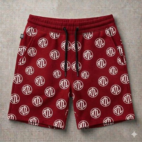 RTL All-Over Print Short & shirt Set – Red & White Edition