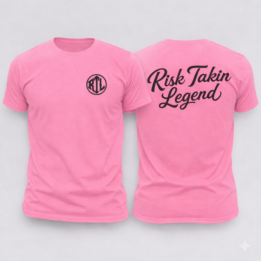 RTL “Easter Energy” Limited Edition Pink & Black T-shirt