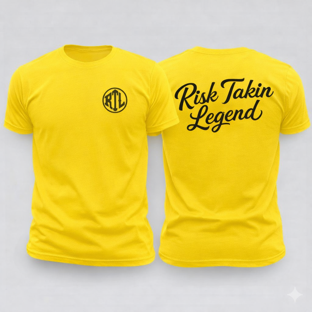 RTL “Easter Energy” Limited Edition Yellow & Black T-shirt