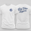 RTL All-Over Print Short & shirt Set – Royal blue & White Edition