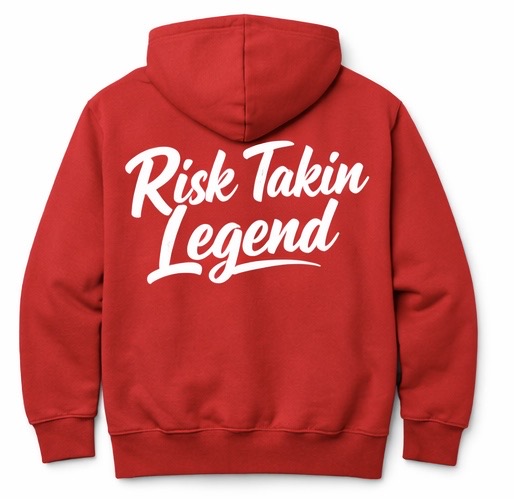 RTL “Risk Takin Legend” red & White Signature Sweatsuit
