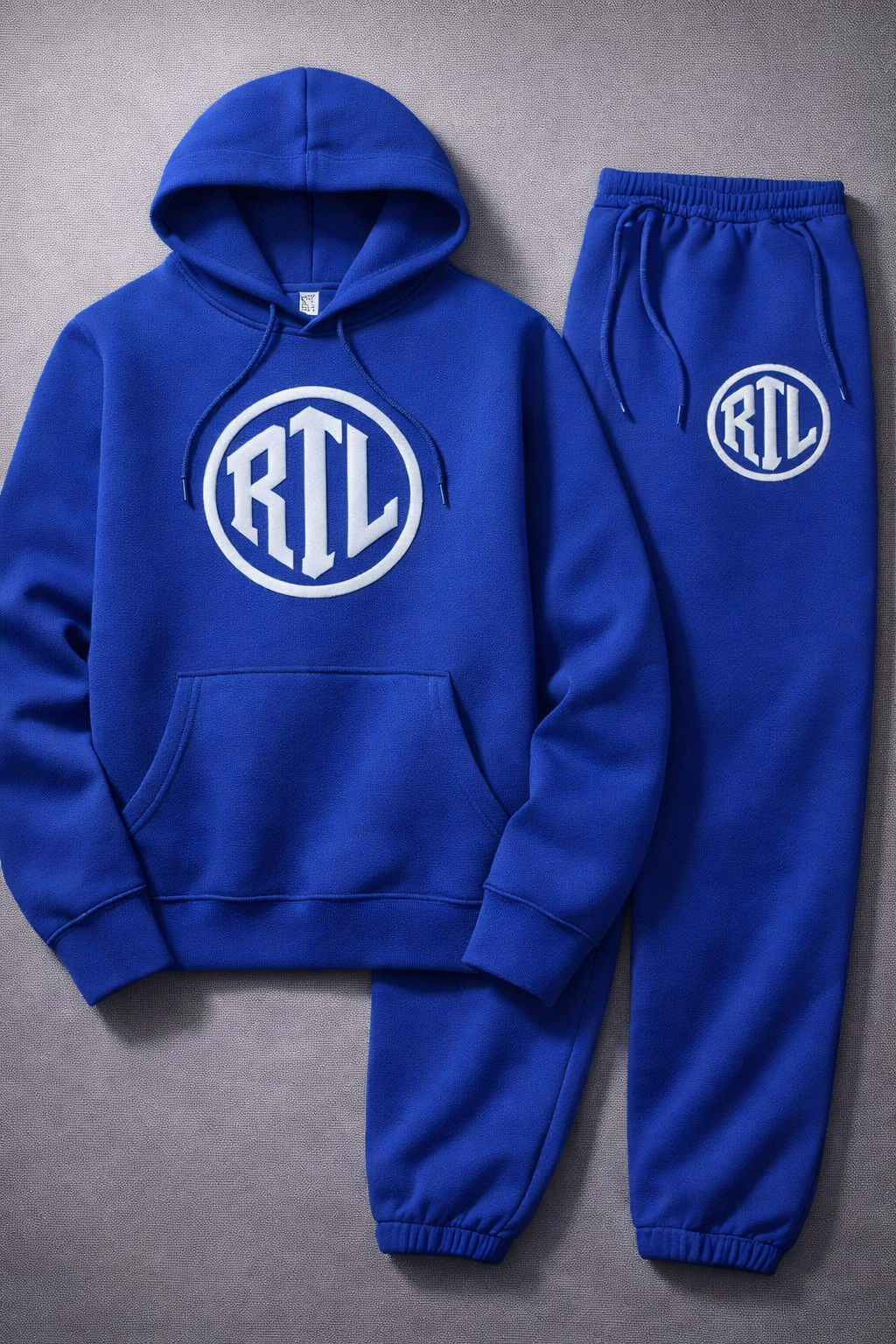 RTL “Risk Takin Legend” Royal Blue & White Signature Sweatsuit